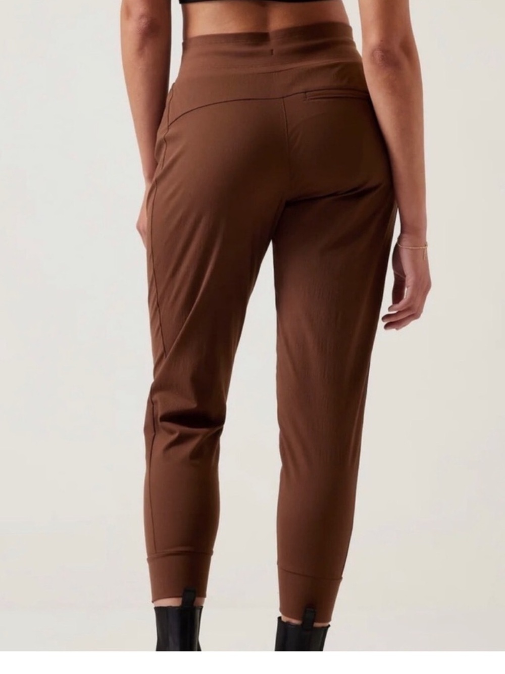 Athleta Pants Womens 6 Brown Trekkie North Jogger Hiking Casual Trail Athletic - Picture 3 of 8